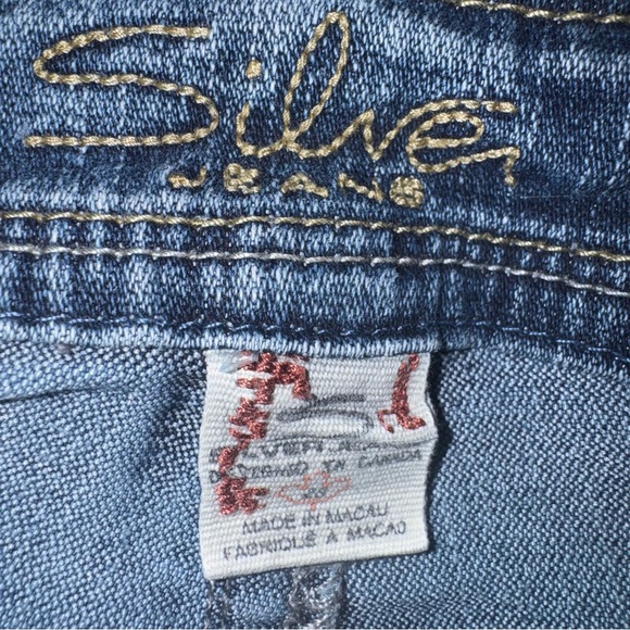 Silver Jeans Julia Low Rise Bootcut 30x30Raw Hem Y2K Flare - Picture 6 of 8